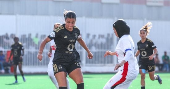 الأهلي يتقدم على الزمالك بثنائية فى الشوط الأول بقمة الكرة النسائية