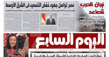 اليوم السابع: مصر تواصل جهود خفض التصعيد فى الشرق الأوسط