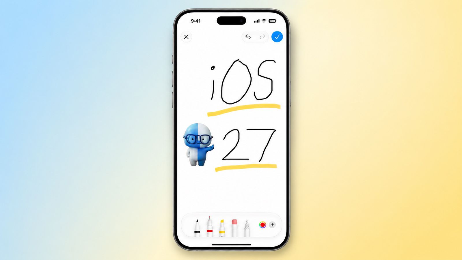 شركة آبل تضيف أداة رسم جديدة كليا إلى تطبيق الرسائل في نظام iOS 27 المنتظر