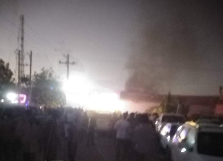 مسيرات هاجمت مطار عطبرة ومضادات الجيش السوداني تتصدى020 مسيرات هاجمت مطار عطبرة ومضادات الجيش السوداني تتصدى