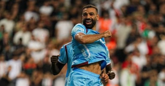 محمد صلاح أساسيا مع طرابزون سبور ضد جنتشلربيرليجي فى الدوري التركي