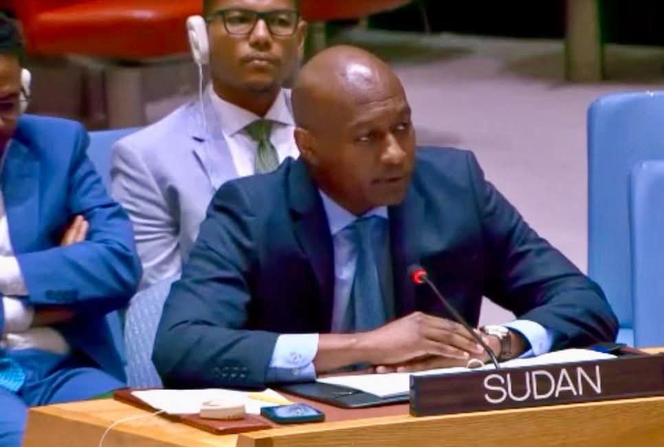 الوزير المفوض ببعثة السودان لدى الأمم المتحدة: السلام لن يزهر بنزع سلاح الدولة بينما يجري تسليح مليشيا ترتكب الإبادة الجماعية من الخارج