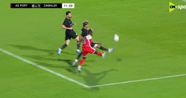 الزمالك يتقدم على إيه إس بورت الجيبوتى 10 بعد 15دقيقة