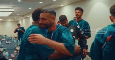 منتخب مصر يفاجئ محمد صلاح بـتورتة عيد ميلاده بعد نهاية مباراة بلجيكا.. فيديو