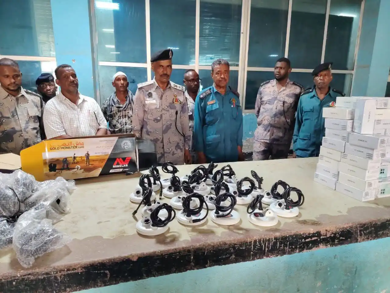 الجمارك السودانية تفشل محاولة تهريب احترافية