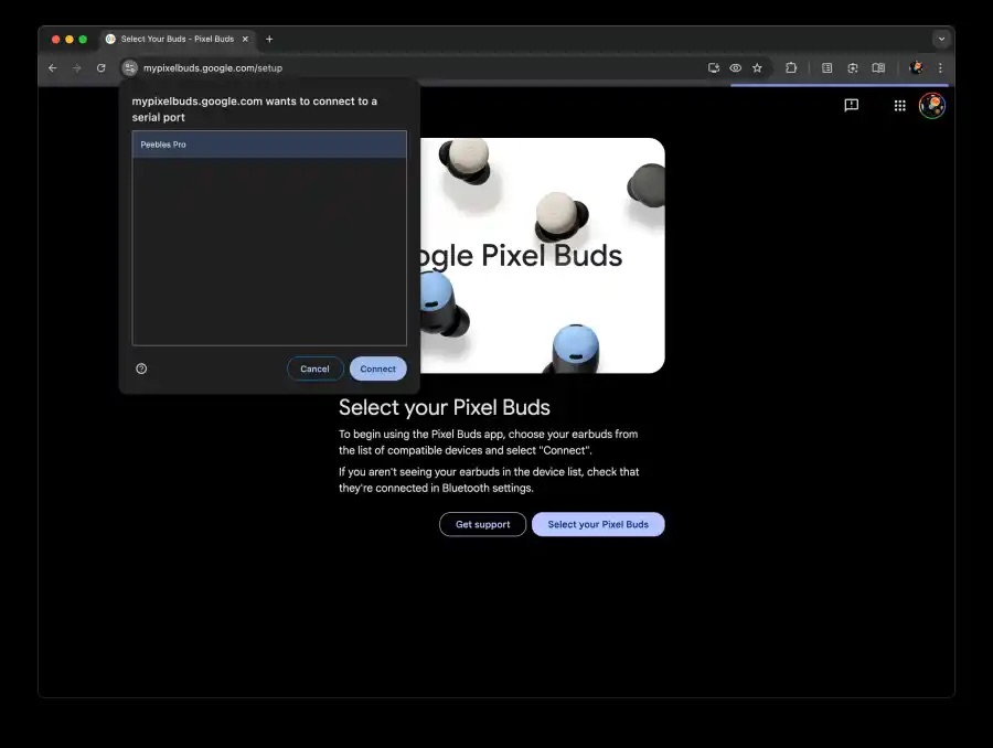 تطبيق الويب لـ Pixel Buds يقدم التحديثات وعناصر التحكم لأجهزة Mac و Windows020 تطبيق الويب لـ Pixel Buds يقدم التحديثات وعناصر التحكم لأجهزة Mac و Windows