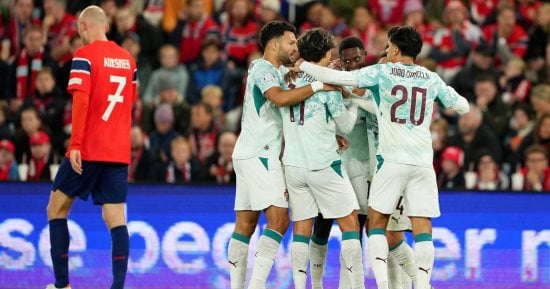 النرويج ضد البرتغال.. جواو فيليكس يتقدم 10 في الشوط الأول فيديو