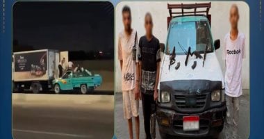 النيابة تقرر حبس أفراد عصابة الربع نقل بطريق الإسماعيلية 4 أيام