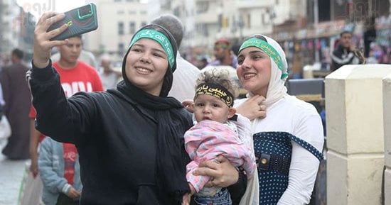 الآلاف يتوافدون على مسجد السيد البدوي بطنطا في الليلة الختامية لمولده