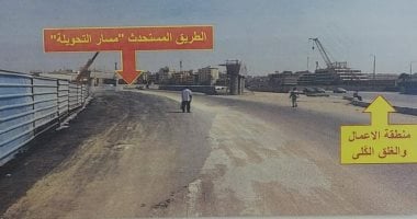 تحويلات مرورية لرفع كوبرى المشاة بمحطة المونوريل هايبر فى أكتوبر