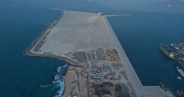 لقطات جوية ترصد تقدم العمل بمحطة تحيا مصر 2 بميناء الدخيلة.. فيديو