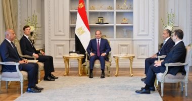 الرئيس السيسى يؤكد لصهر الرئيس الأمريكى أهمية مواصلة العمل لمواجهة التحديات