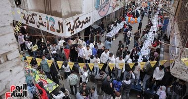 تليفزيون اليوم السابع يرصد أجمل 5 فيديوهات من إفطار المطرية.. صور