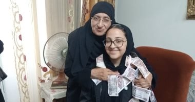 عقد من الفلوس.. هدية الأولى على الشهادة الإعدادية فى كفر الشيخ.. صور