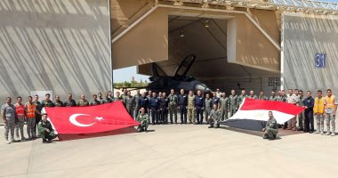 إنطلاق فعاليات التدريب الجوى المشترك المصرى التركى بجمهورية مصر العربية