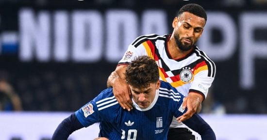 اليونان تفجر مفاجأة وتلحق كلوب أول هزيمة مع منتخب ألمانيا فيديو