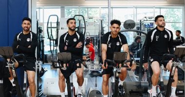 منتخب مصر يستعد فى الجيم قبل موقعة نيوزيلندا بمونديال 2026.. صور