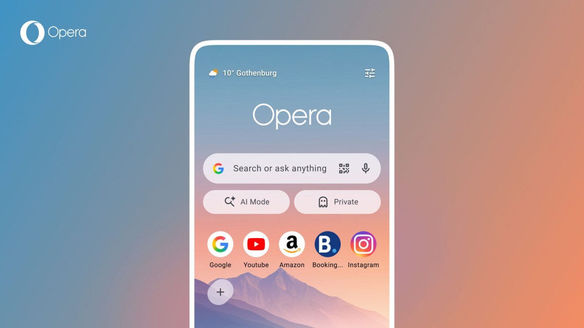 Opera تحدث متصفحها على اندرويد بصفحة رئيسية جديدة ومركز مخصص لعشاق كرة القدم