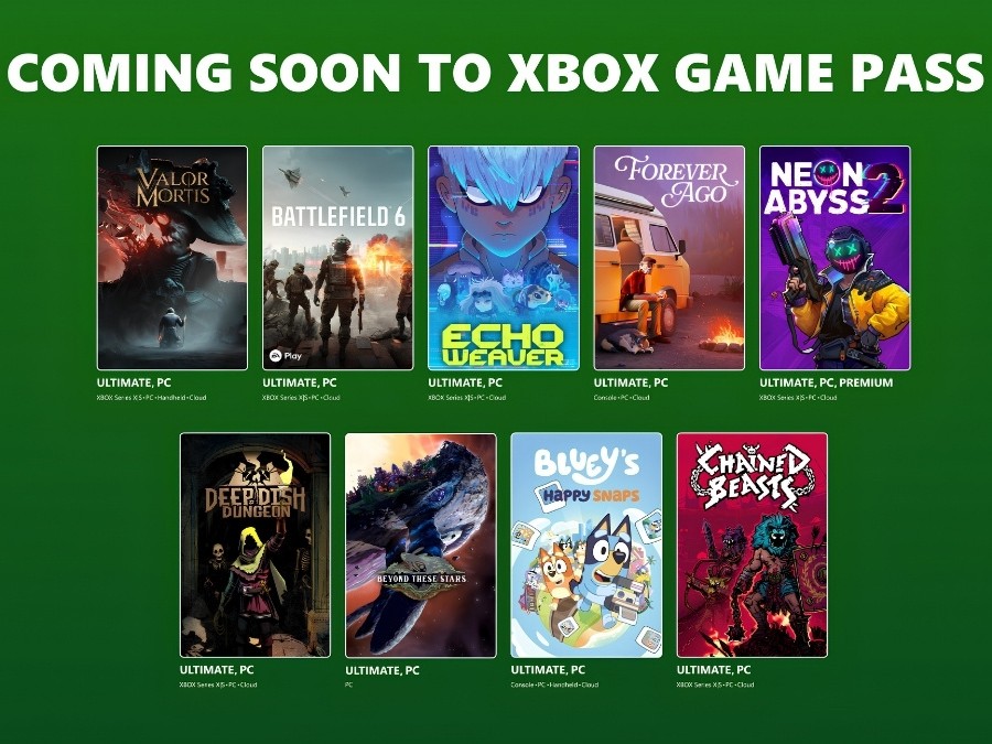 Xbox تعلن عن 9 ألعاب جديدة قادمة إلى Game Pass هذا الشهر.. وهذه أبرز الإضافات