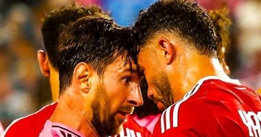 لقطة ميسي وياسر إبراهيم تخطف الأضواء فى مباراة الأهلى وإنتر ميامي
