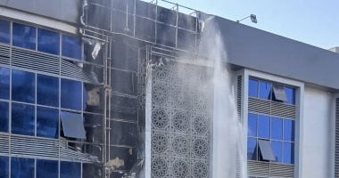 جهاز تكييف وراء اشتعال حريق بمستشفى التأمين الصحي بمدينة نصر.. صور
