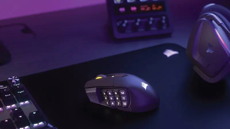 دعم Stream Deck في فأرة CORSAIR الجديدة SCIMITAR ELITE اللاسلكية Computex2025020 دعم Stream Deck في فأرة CORSAIR الجديدة SCIMITAR ELITE اللاسلكية Computex2025