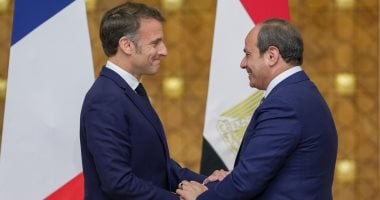 الرئيس السيسى وماكرون يؤكدان ضرورة تسوية مختلف النزاعات عبر الوسائل السلمية