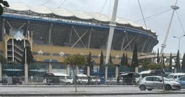 أمطار غزيرة تضرب ملعب رادس قبل مباراة الترجى ضد الأهلى.. صور