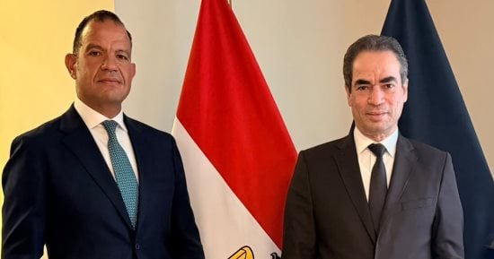 المسلماني يلتقى سيف الوزيري ويهنئ مجلس إدارة الشركة المتحدة الجديد