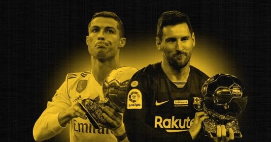 ميسي ورونالدو الأكثر وصولا إلى منصة تتويج الكرة الذهبية بـ26 مرة