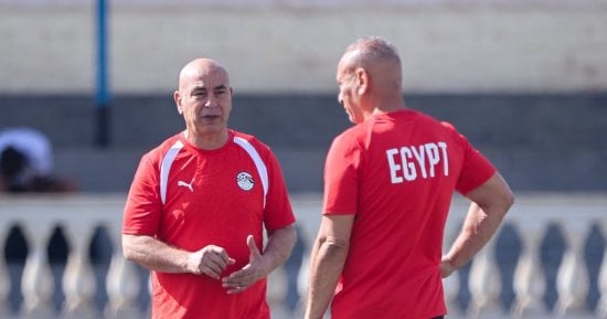منتخب مصر يتدرب باستاد الدفاع الجوي قبل السفر إلى جنوب السودان.. صور