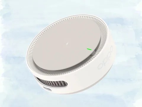 شركة أوبو تطلق شاحنا لاسلكيا جديدا بقوة 50 واط مع نظام تبريد مدمج