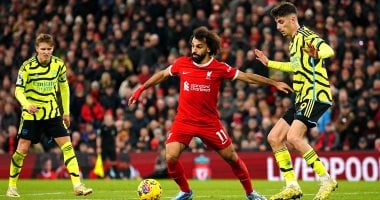محمد صلاح فى قمة نارية مع ليفربول أمام أرسنال بالدوري الإنجليزي020 محمد صلاح فى قمة نارية مع ليفربول أمام أرسنال بالدوري الإنجليزي