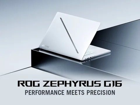 اسوس تطلق إصدارا جديدا من حاسوبها المحمول المخصص للألعاب ROG Zephyrus G16 بمعالج رسوميات بقوة 160 W وذاكرة عشوائية بسعة 64 GB