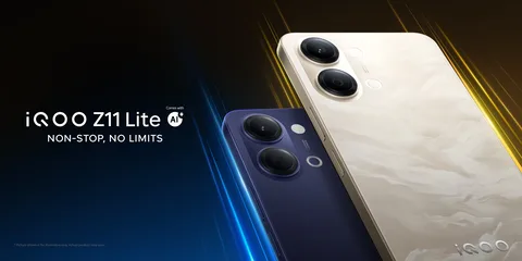 شركة iQOO تطلق هاتف Z11 Lite في الهند بسعر يبدأ من أقل من 225 دولار