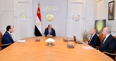 الرئيس السيسى يتابع تطوير الطريق الدائرى حول القاهرة الكبرى بطول 116 كم