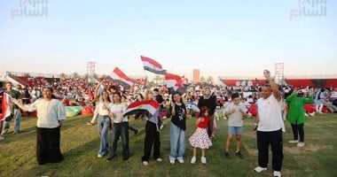 أجواء احتفالية ضخمة فى Egyptian Fan Zone بالعاصمة الجديدة تزامنا مع كأس العالم.. صور