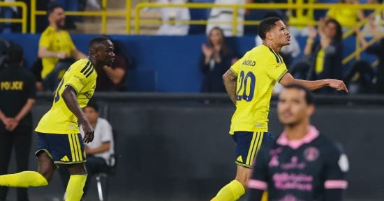 النصر ضد الخلود.. التعادل 2  2  ينهى الشوط الأول فيديو