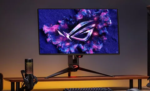 أسوس تطلق شاشة ألعاب جديدة بدقة QHD ولوحة QDOLED بمعدل تحديث 500 Hz
