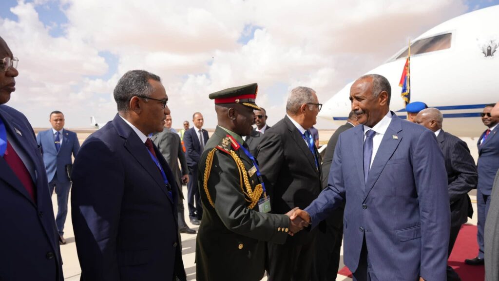 الرئيس المصري يبحث مع البرهان تطورات الأوضاع في السودان  