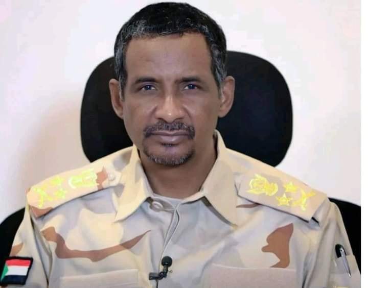 حميدتي يتحرك في نيالا عبر موتر خوفا من الاستهداف ويأمر قياداته بالاختفاء تماما  
