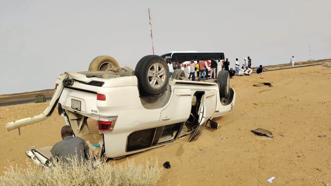 نجاة مدير عام وزارة التربية والتعليم بالولاية الشمالية والوفد المرافق من حادث مروري  
