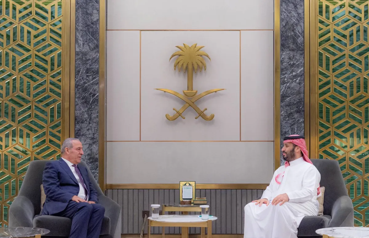 محمد بن سلمان وحسين الشيخ يبحثان دعم القضية الفلسطينية020 محمد بن سلمان وحسين الشيخ يبحثان دعم القضية الفلسطينية