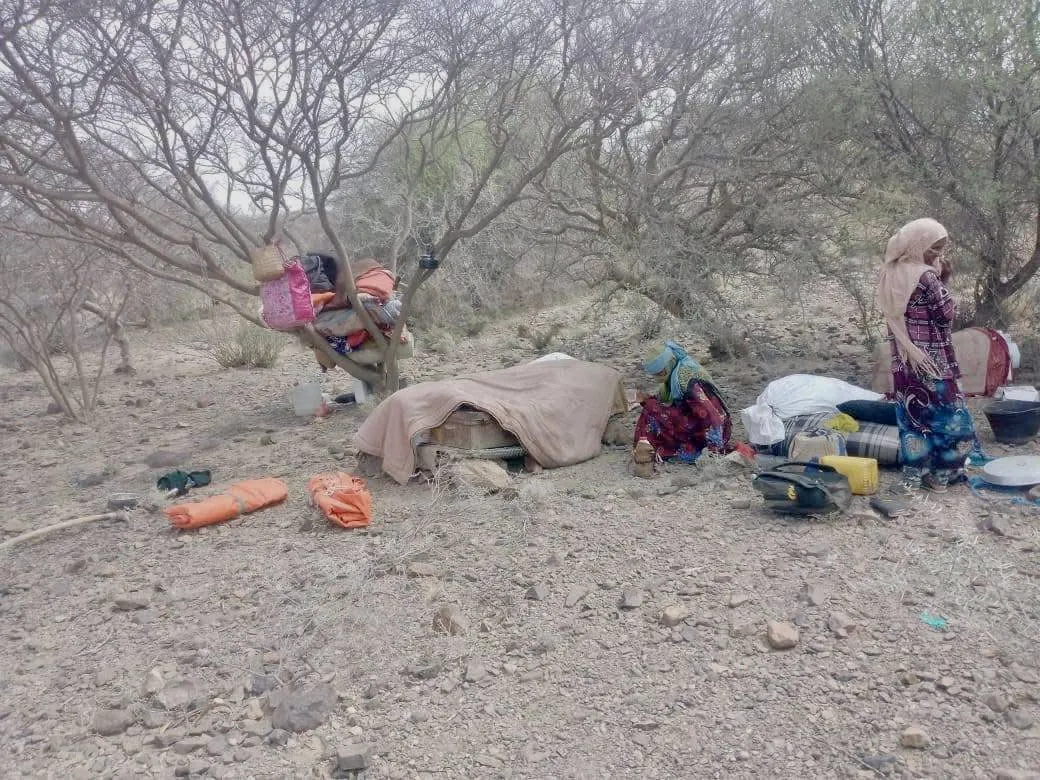 آلاف النازحين من تصعيد الحوثيين يواجهون التشرد والجوع