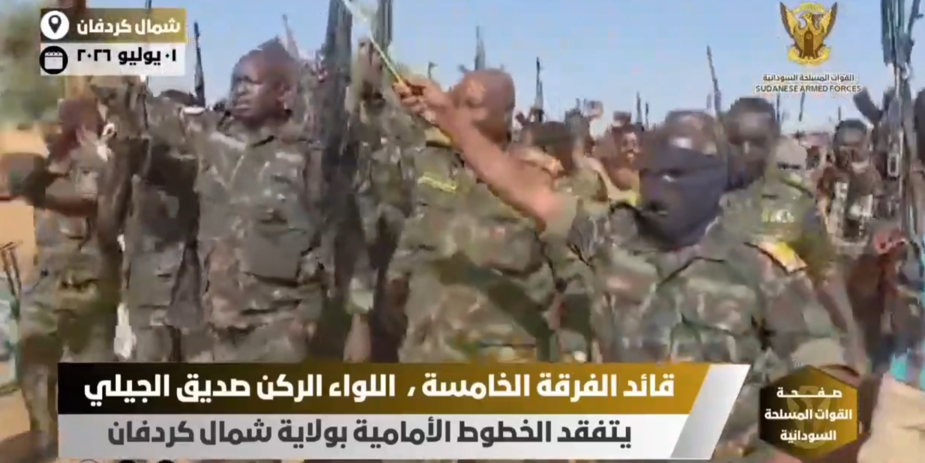 قائد الهجانة يتفقد الخطوط الأمامية بولاية شمال كردفان  