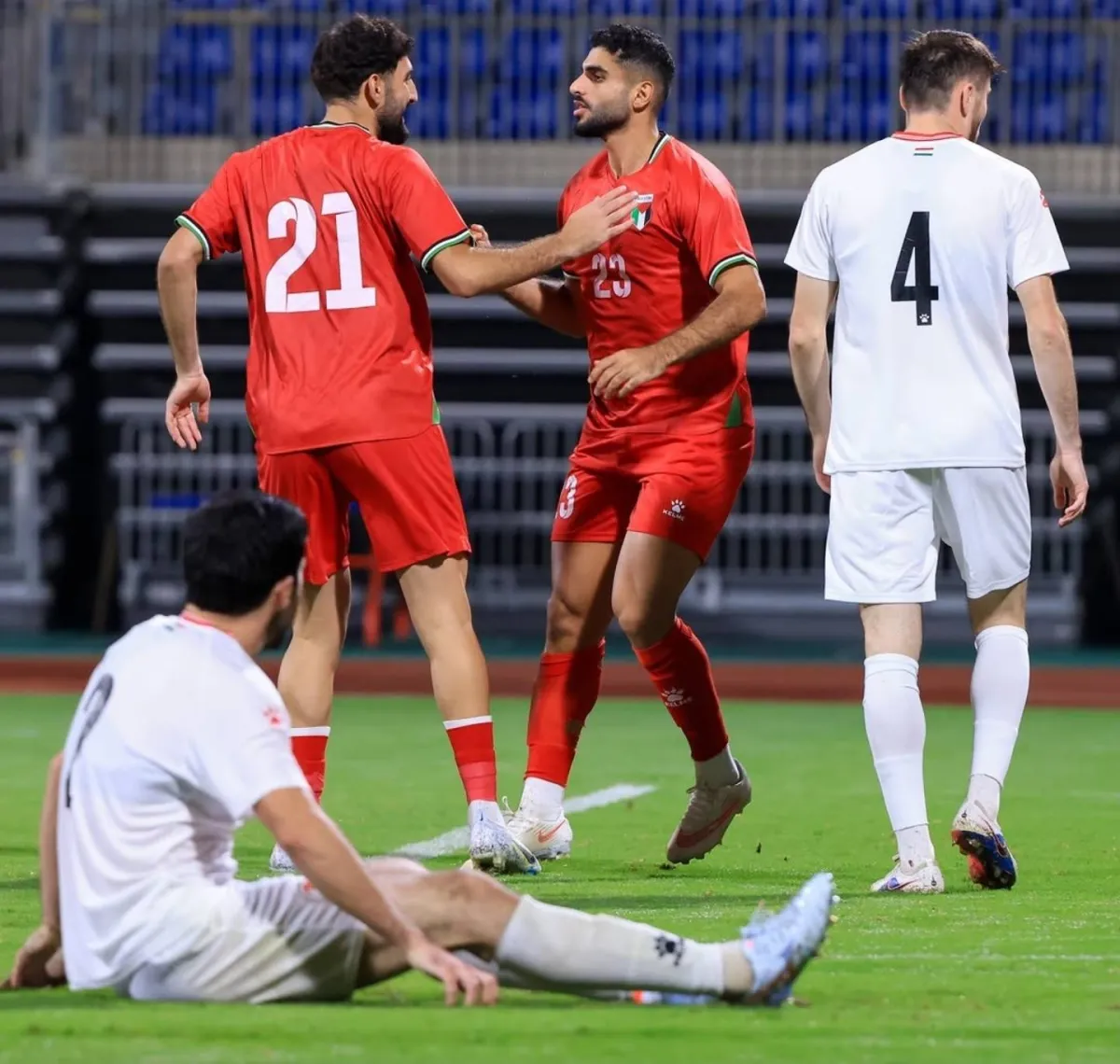 فلسطين تهزم طاجيكستان برباعية وديا