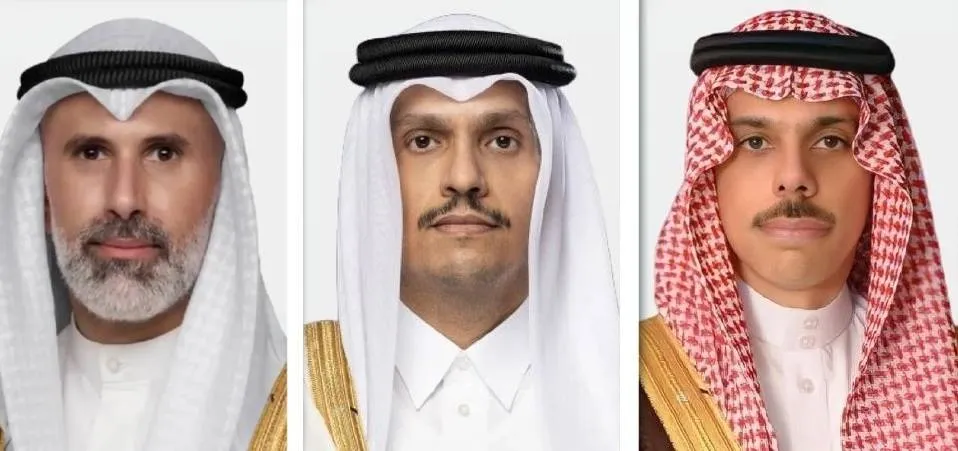 السعودية وقطر والكويت تناقش جهود الحفاظ على أمن المنطقة