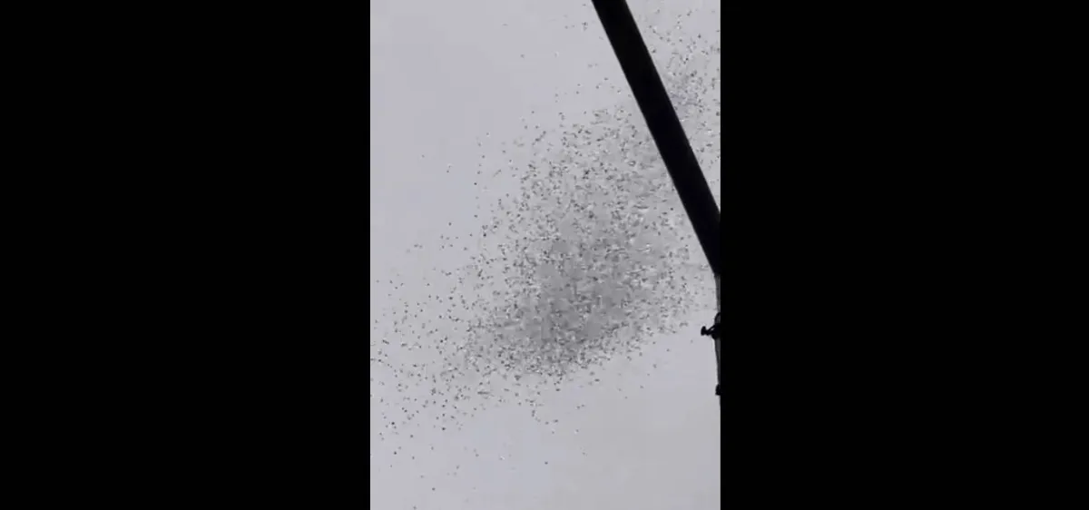 بالصور... إسرائيل تلقي مناشير فوق بيروت... وتحرض المواطنين على التخابر معها