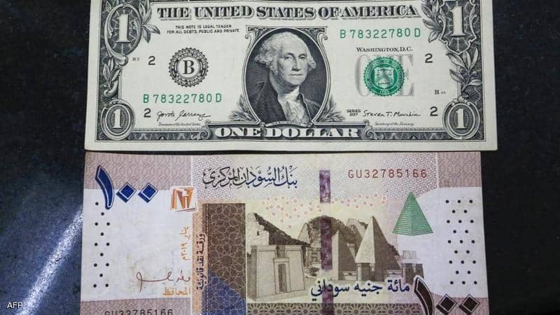 تراجع أسعار العملات الأجنبية أمام الجنيه السوداني