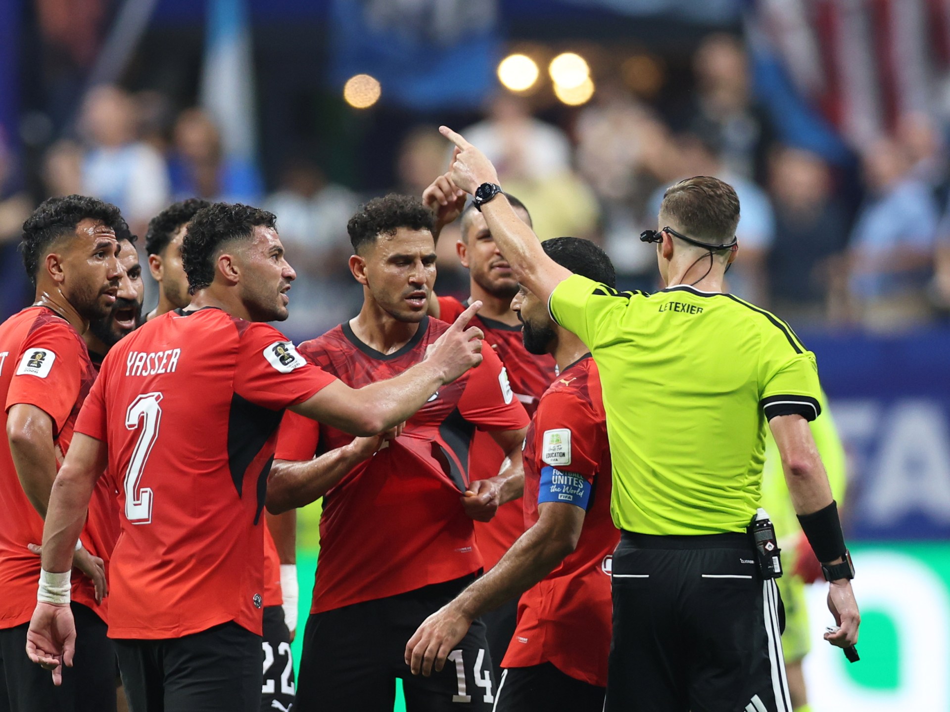 اعتراف أرجنتيني وإجماع عالمي على ظلم الحكم لمنتخب مصر أمام التانغو